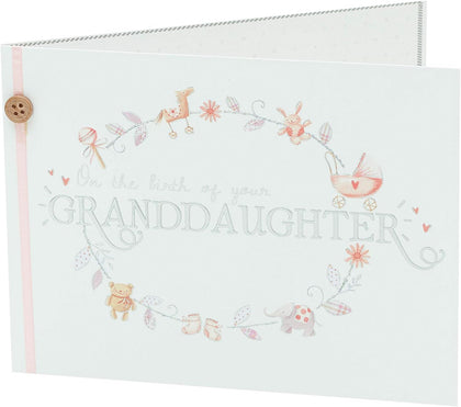 On The Birth of Your Granddaughter Congratulations Greeting Card