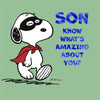 Peanuts Snoopy Know What's Amazing About You? Son Birthday Card