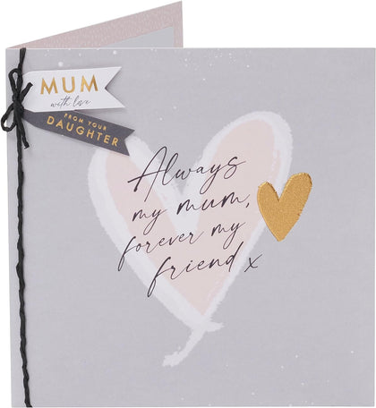 Forever My Friend Mum From Your Daughter Large 3D Birthday Card