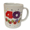 Happy 40th Birthday Mug