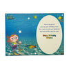 Age 08 Female Juvenile Trendy Pops Mermaid Princess Design Birthday Card