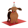 3D Pop-Up Sausage Dog Design Birthday Card