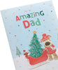 Boofle For An Amazing Dad Xmas Tree Christmas Card