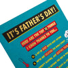 Funny 'Top 10 Things' Design Father's Day Card