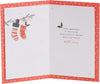 Cute Design with Christmas Stockings and Presents Nan & Grandad Christmas Card