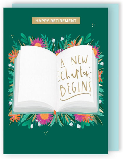 A New Chapter Magical Adventures Await! Retirement Congratulations Card