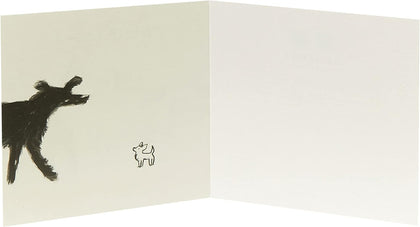 Dog Sketch Design Battersea Greetings Card