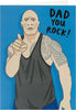 The Rock Design Father's Day Card