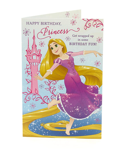 Disney Princess Rapunzel Tangled Girl Birthday Card