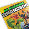 Marvel Superheroes Design Grandson Birthday Card with Activity