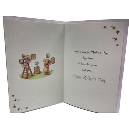 Great Grandma Teddies Decorating House Mothers's Day Card