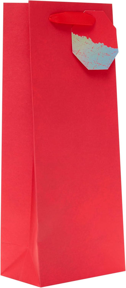 Red Design Bottle Bag for Birthdays, Valentine's Day & Other Events