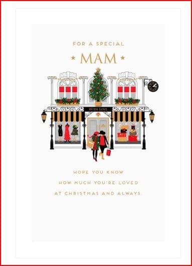 Hope You Know How Much You're Loved Mam Christmas Card