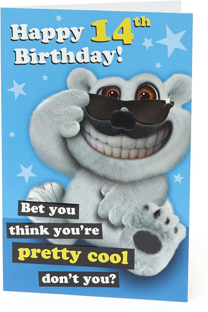 Teenage Age 14th Birthday Card