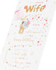 Boofle with Open Envelope Wife Birthday Card