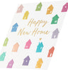 Colourful Houses Design New Home Congratulations Card