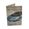 Brother-In-Law Blue Sport Car and Stars Design Birthday Card