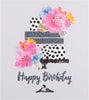 Birthday Card 'Cake' With Glitter Finish