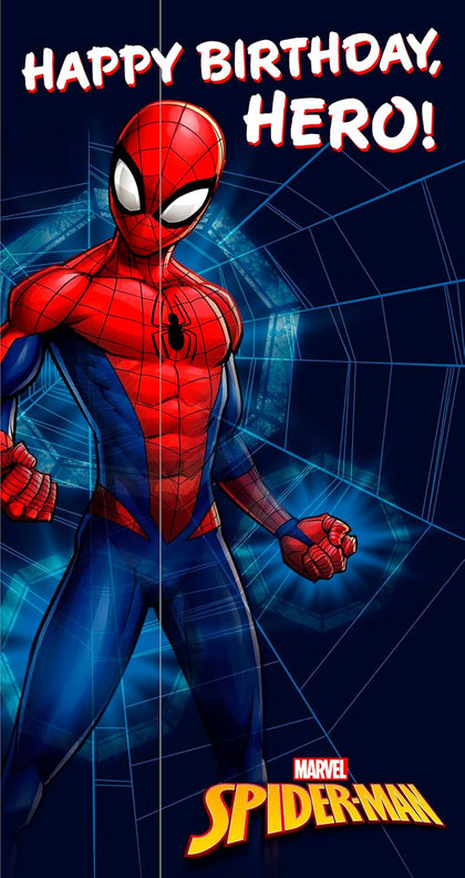 Disney Unique Spiderman Design for Young Boys Birthday Card