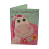 To Great Granddaughter Giraffe Design Juvenile Birthday Card