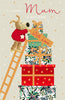 Boofle on Ladder Mum Christmas Card