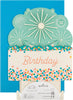 3D, Pop-Up, Musical & Motion Blue Sprinkler Design Birthday Card