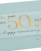 Leaves Design 50th Anniversary Card