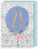 Fun-Filled Twenty-One! Contemporary 21st Birthday Card