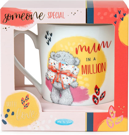 Me to You Tatty Teddy 'Mum in a Million' Boxed Gift Mug Ceramic