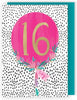 Sweet Sixteen Blossoms! Girl 16th Contemporary Birthday Card