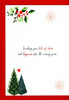 Embellished Magnifique Brother & Sister-In-Law Large Christmas Card