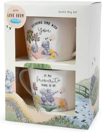 Me to You New Adventure Double Ceramic Mug Set