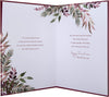 Traditional Season Foliage Design Husband Boxed Christmas Card