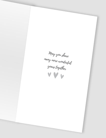 Heart Hugs Wonderful Son And Daughter-In-Law Congratulations Anniversary Card