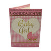 On Birth Of New Granddaughter Heart & Pram Design Pink Congratulations Card