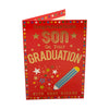 Son On Your Graduation Multi Stars Design Congratulations Card