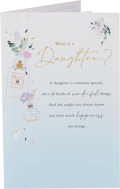 Sentimental Design Daughter Birthday Card