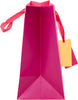 Pink Happy Birthday Design Large Gift Bag For Her, Friend