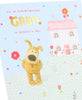 Boofle Stood Holding A Flower Next To A House Gran Mother's Day Card