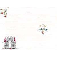 Bears With Candy Cane Special Couple Christmas Card