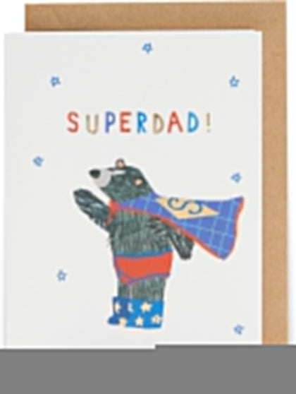 Superdad! Super Bear-Tastic! Father's Day Contemporary Card