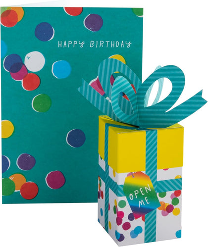 3D Pop-Up Gift Box Design Birthday Card