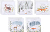 Pack of 30 in 5 Contemporary Designs Woodland Animal Charity Christmas Cards