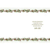 Wreath Design Open Christmas New Year Card