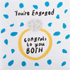 Contemporary Illustrated Design Engagement Congratulations Card