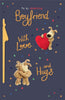 Boofle Cute Boyfriend Birthday Card