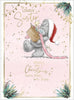 Bear Carrying Box Of Decorations Sister Christmas Card