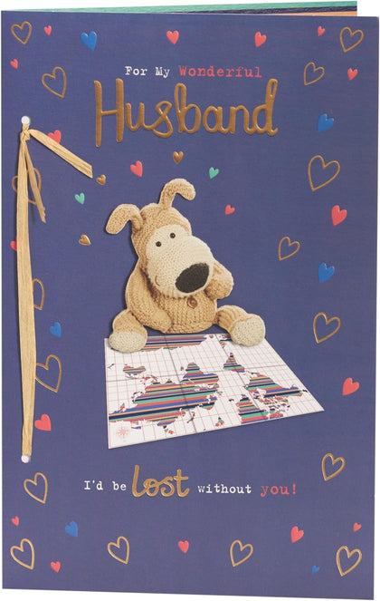 Boofle Cute Design Husband Birthday Card