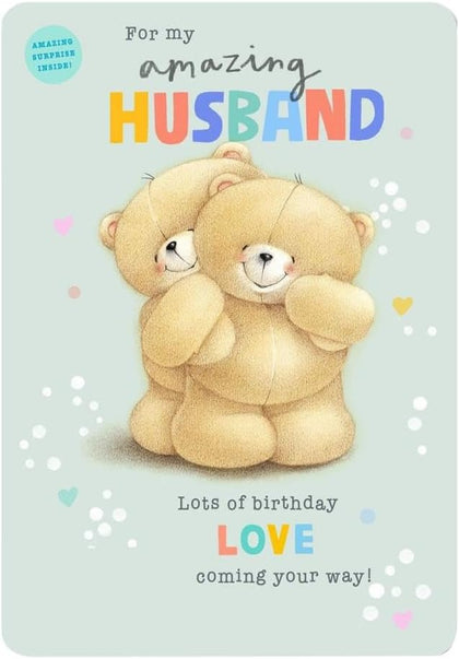 Forever Friends Amazing Husband Birthday Card