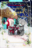 Bears With Scarves 3D Holographic Wonderful Boyfriend Christmas Card